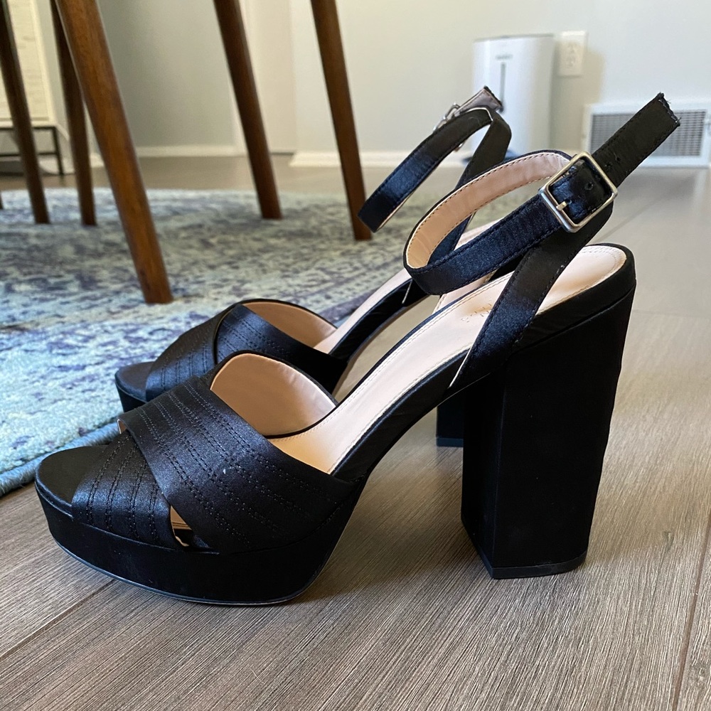 Black Platform Heels